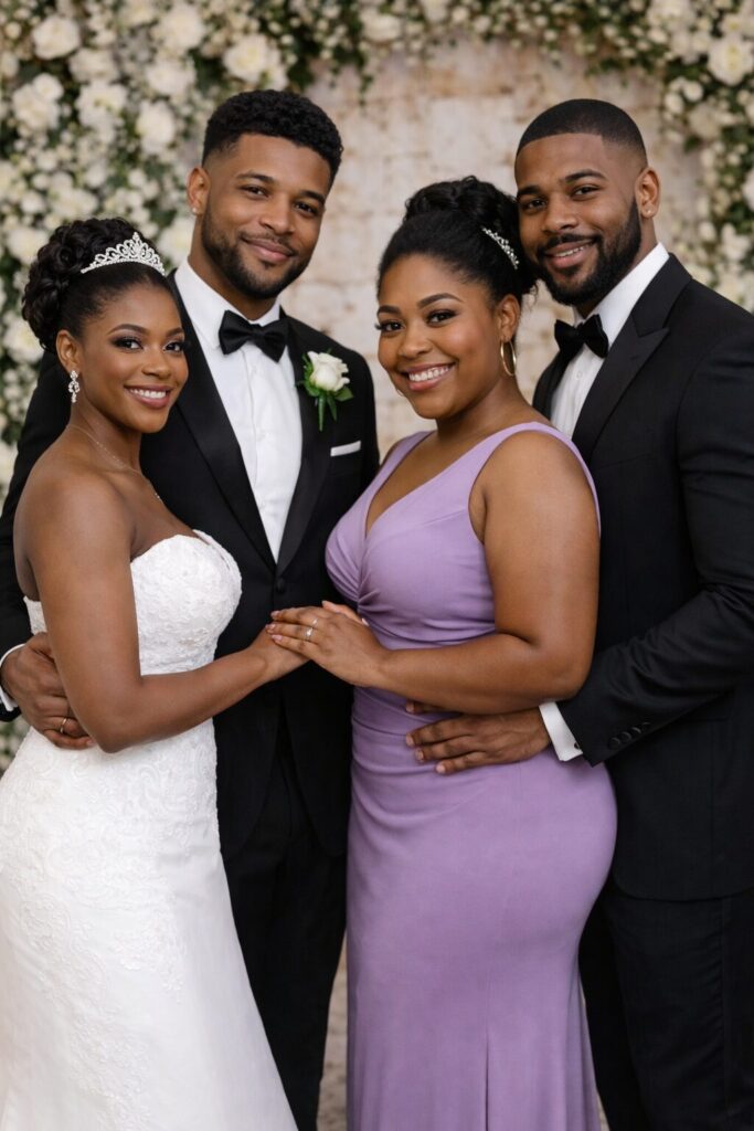 Wedding photo of Carlos and Lasean Myles and Lani Images from Sweetest Obsession -Kristen Chace